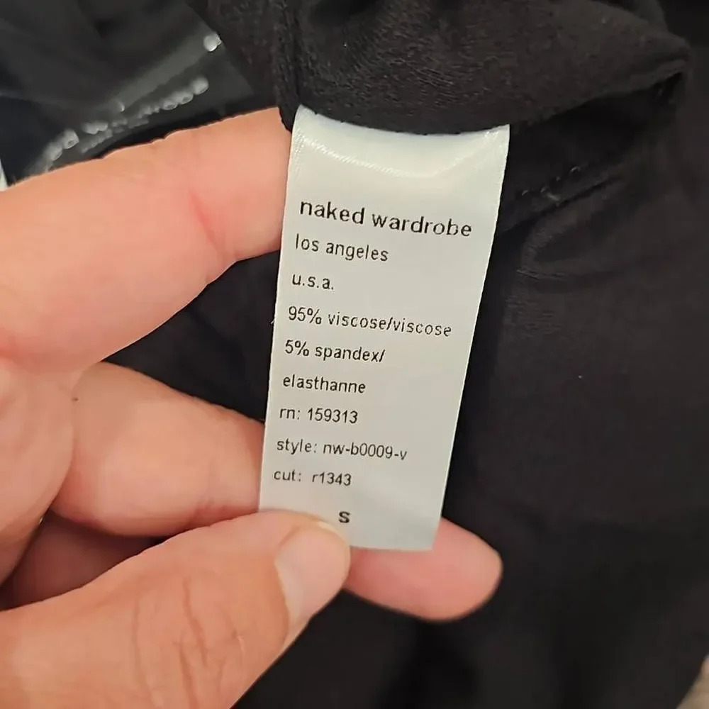 Naked Wardrobe The Nw Tube Bodysuit Sz S - Picture 4 of 7